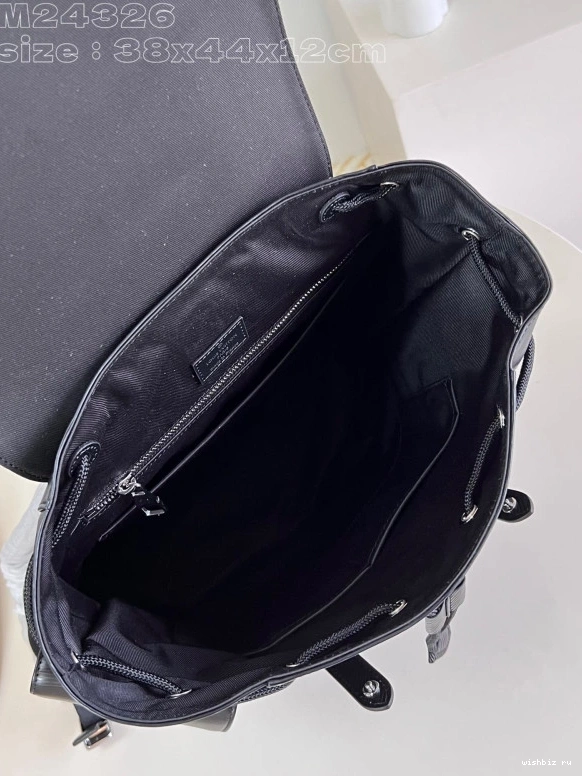 WIS Vuitton Backpack Christopher MM-38*44*12.5CM Louis 0212